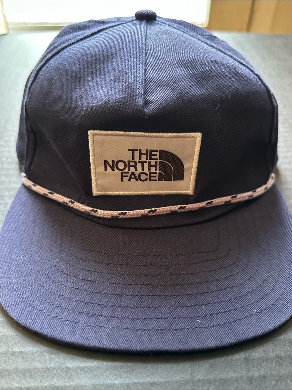 The North Face Navy Men’s Rope-Trim Cap